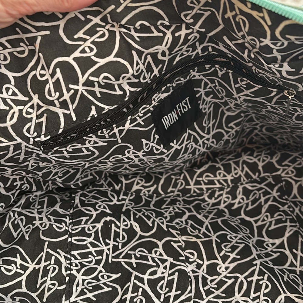 Iron Fist Pink and Blue Travel Bags with Whimsical Design - Picture 2 of 5